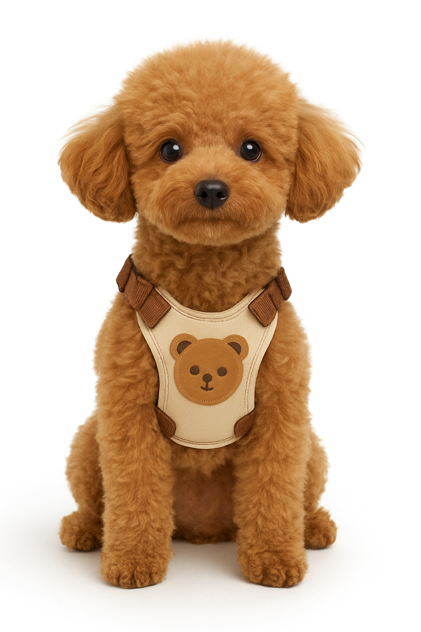 Hundegeschirr mit Teddymotiv